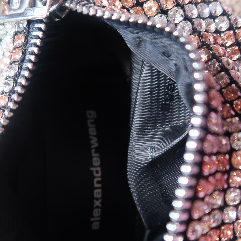 alexander wang pink and silver rhinestone bag - Picture 4 of 4